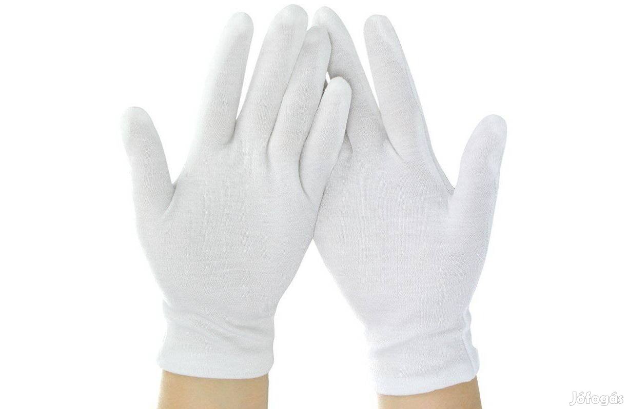 Esküvő Kty89 - 20cm-es hagyományos hófehér rugalmas kesztyű
