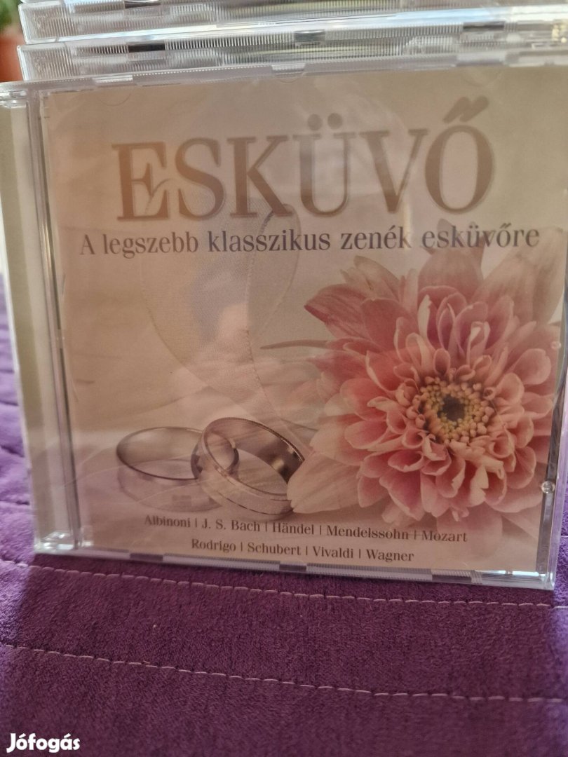 Esküvő a legszebb klasszikus zenék esküvőre CD Bontatlan 