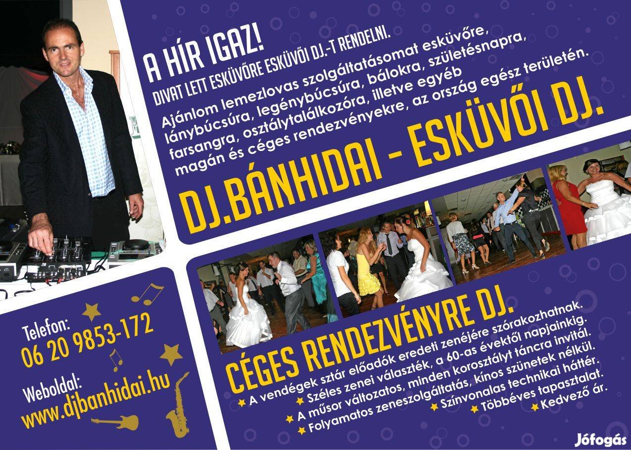 Esküvői DJ. rendezvényekre!