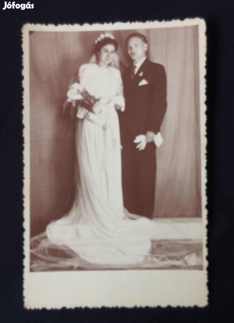 Esküvői fotóképeslap 1941