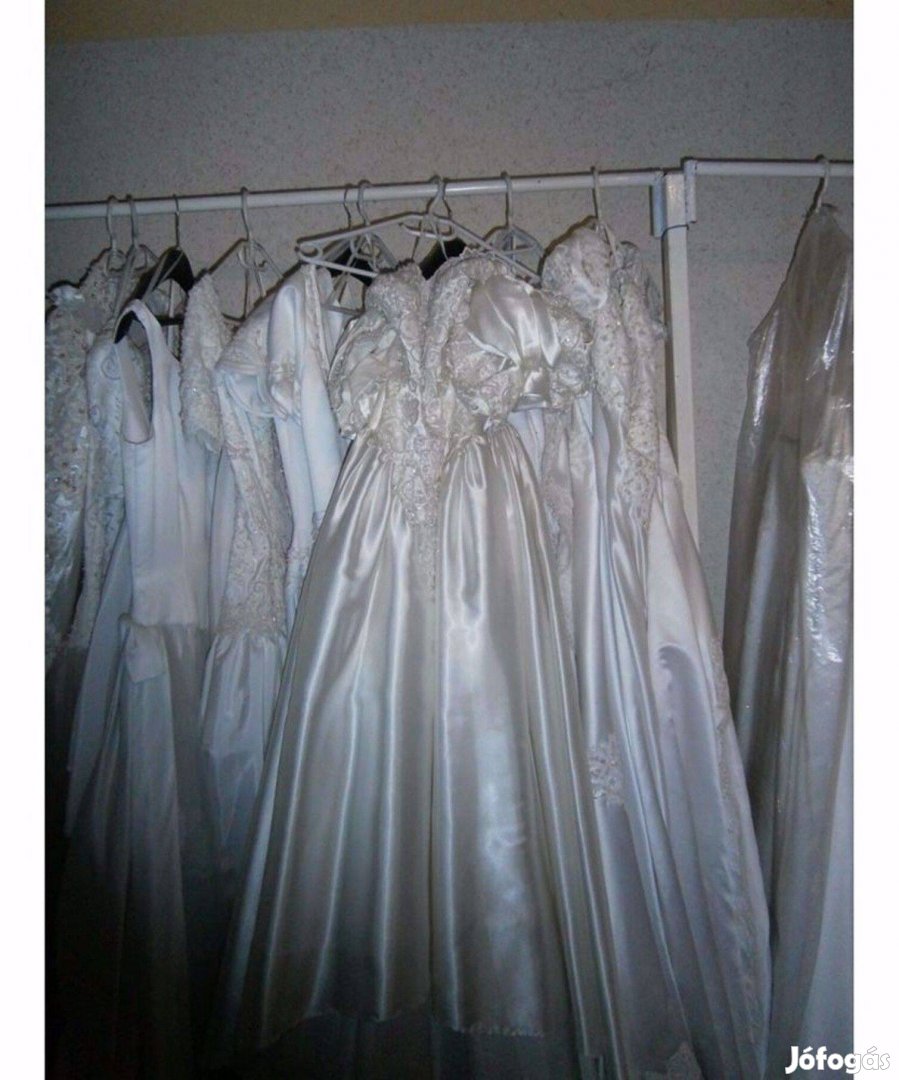 Esküvői ruha kölcsönző megmaradt árukészlete eladó