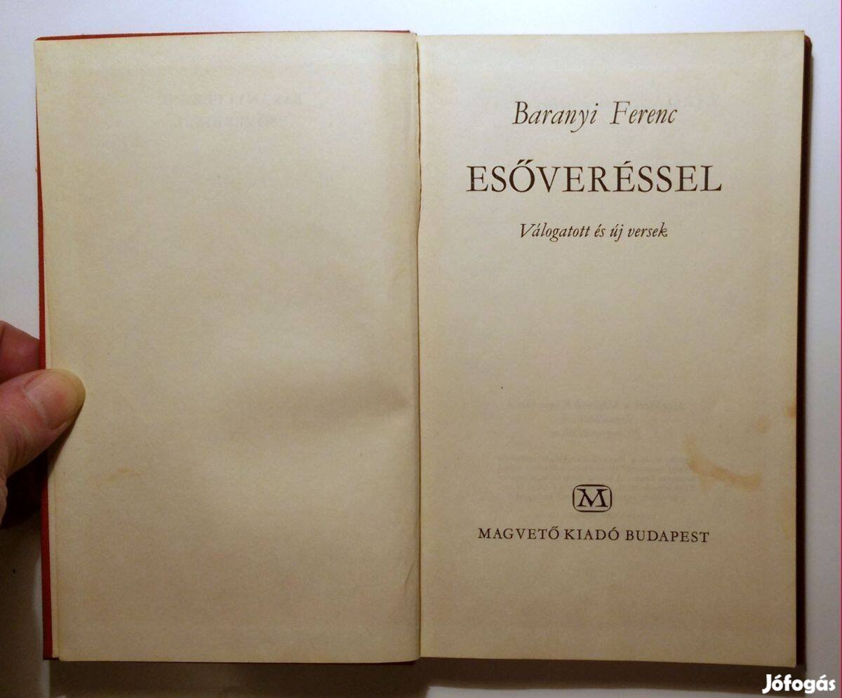 Esőveréssel (Baranyi Ferenc) 1975 (8kép+tartalom)