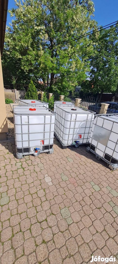 Esővíz gyűjtő 1000 literes ibc tartály 