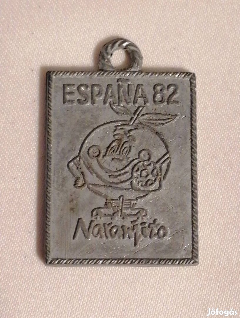 Espana 82 Naranjito kulcstartó plaket