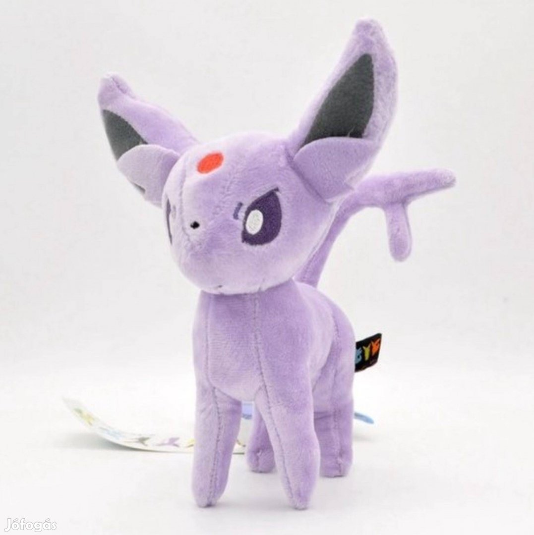 Espeon pokémon plüss 19cm Pokemon Új számlával Készleten