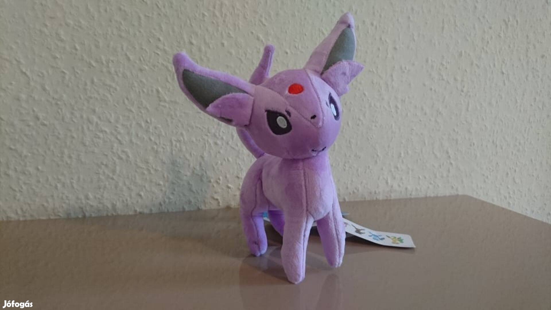 Espeon pokémon plüss 19cm Új Pokemon készleten számlával