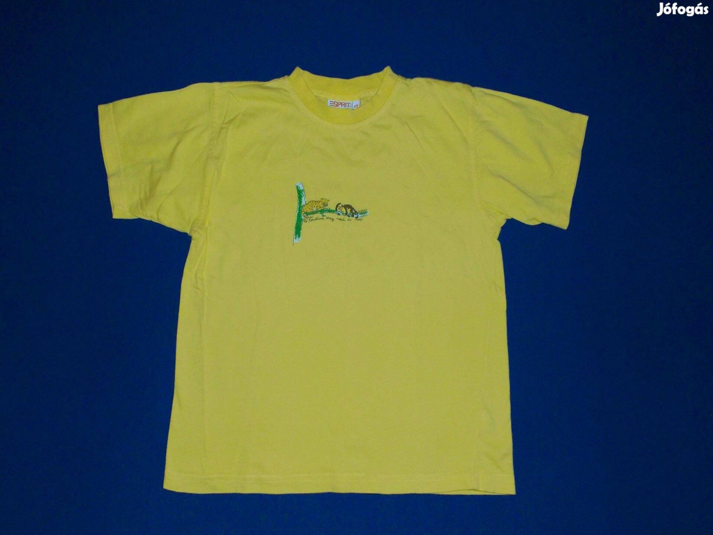 Espirit sárga póló 116-122-es, 6-7 évesre
