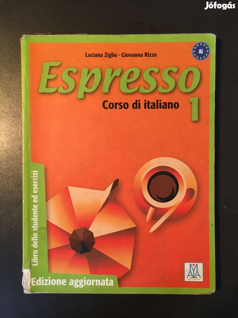 Espresso 1 olasz nyelvkönyv, használt, ingyen elvihető