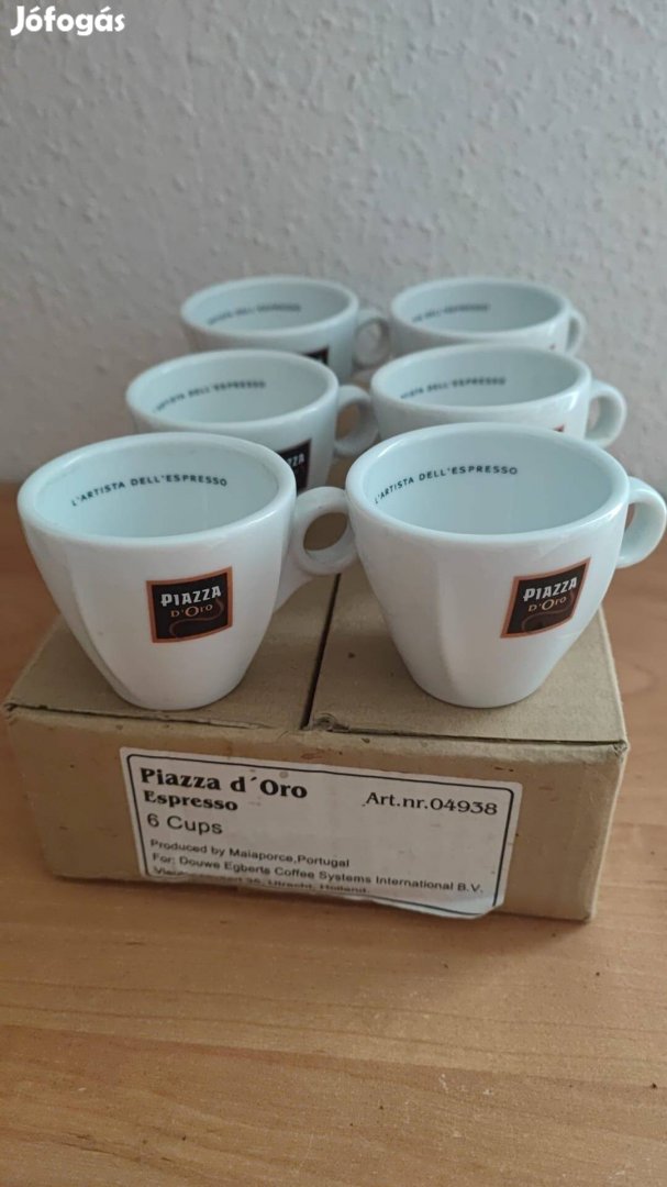 Espresso kávés csésze | Piazza dOro | 6 db