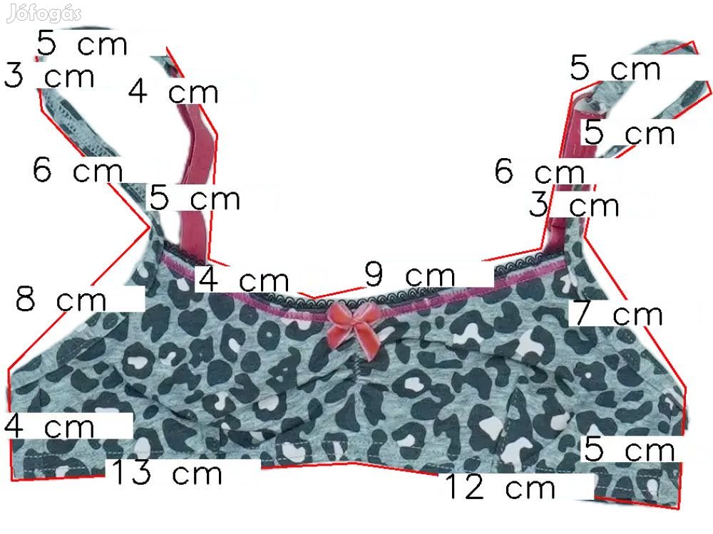 Esprit Új (címkés) Lány Melltartó (Méret: 140)
