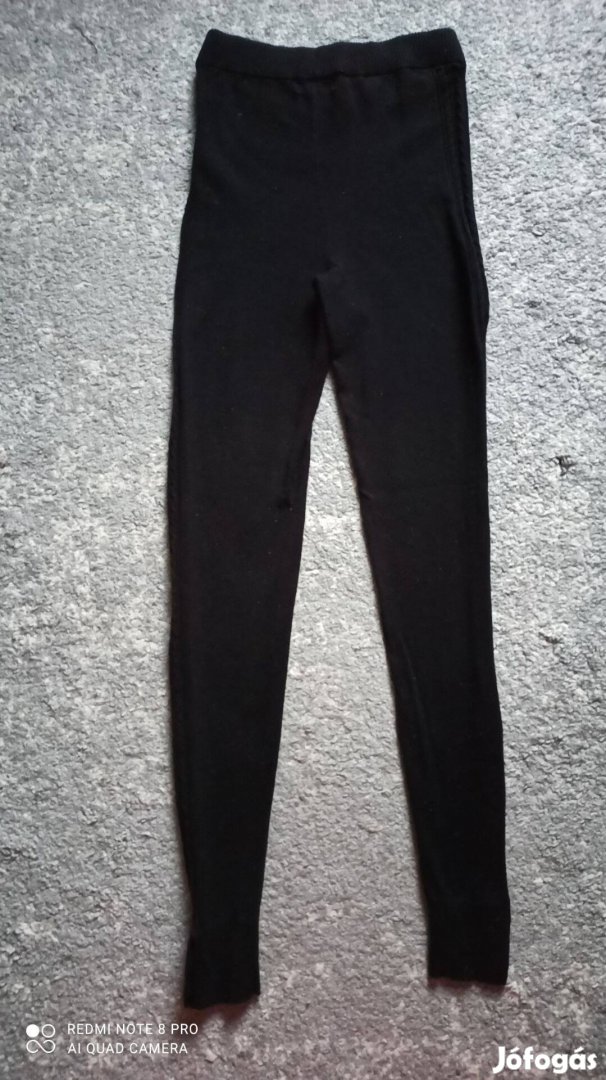 Esprit fekete kötött harisnyanadrág, leggings M-es