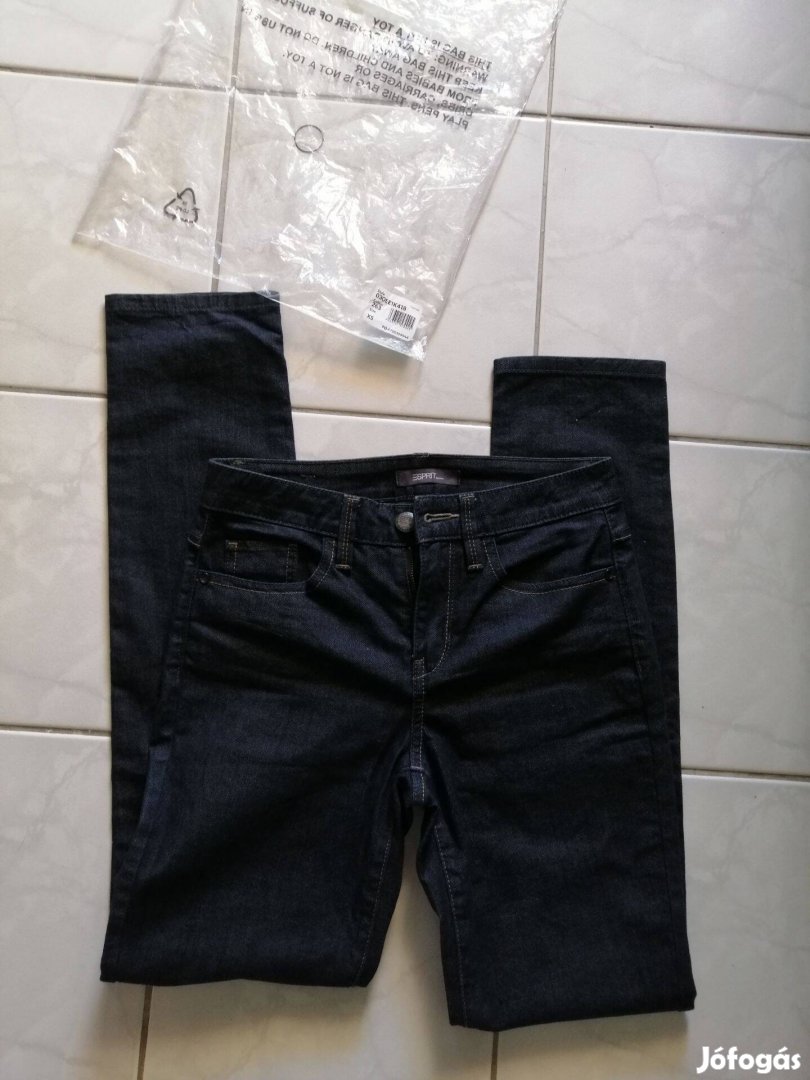 Esprit nadrág farmer sötétkék indigós Új 26/32-s Denim Star Slim