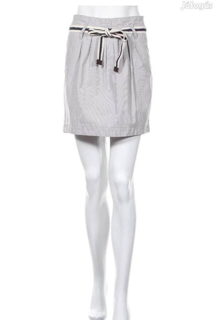 Esprit rövid női vászon szoknya övvel 42-es méret_UK14