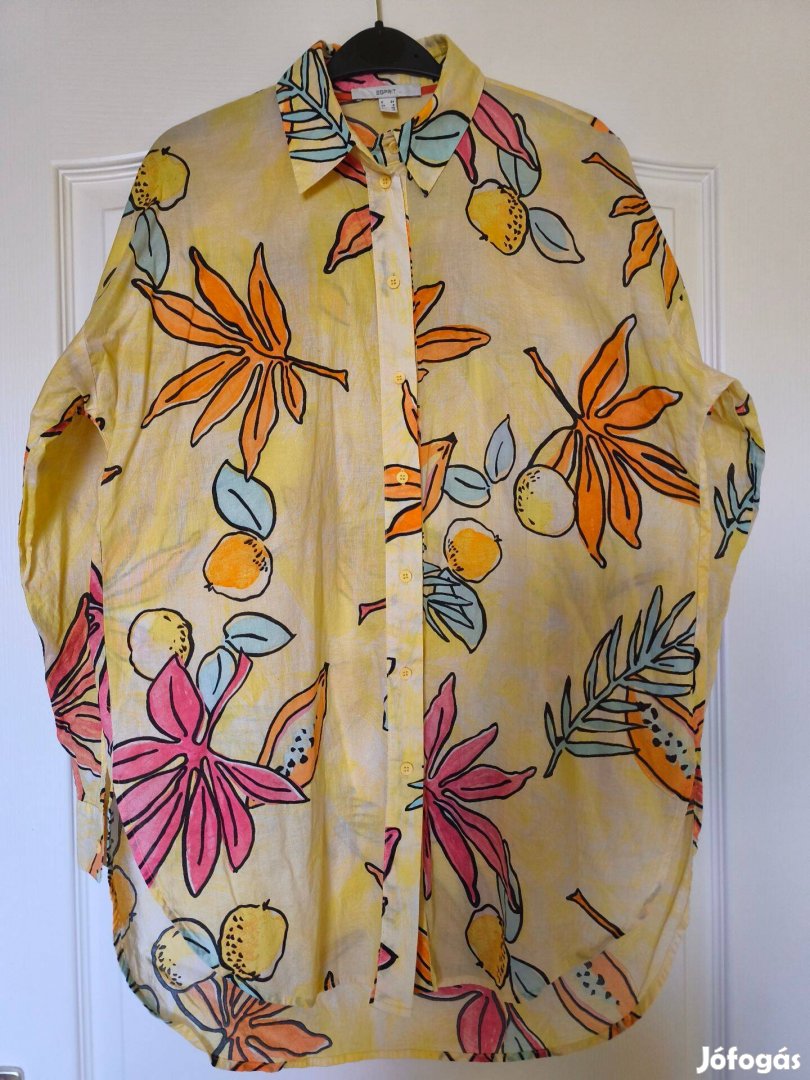 Esprit vidám mintás laza női ing tunika 34 36 38