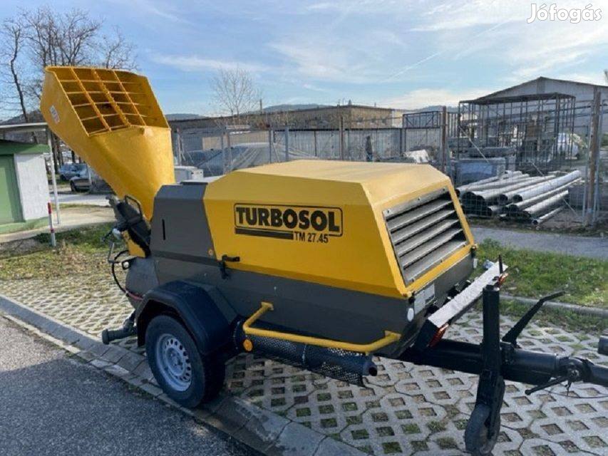 Estrich Pumpa Turbosol Tm 27.45 Dcbt betonkeverő és Szállítógép