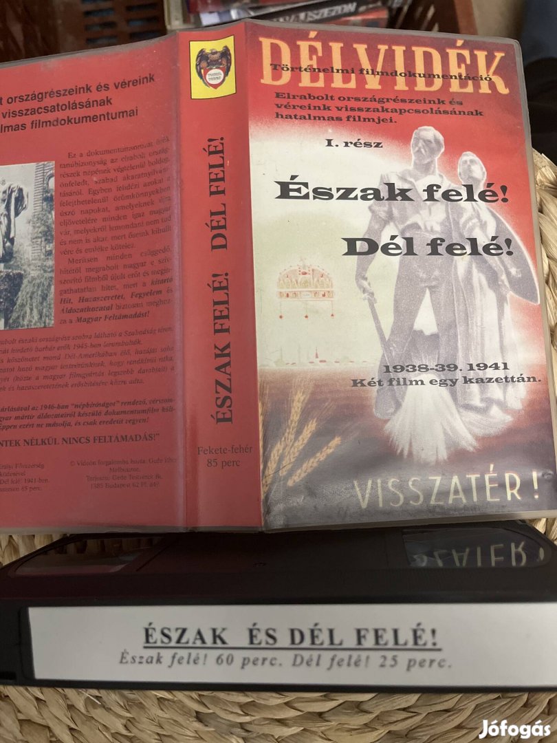 Észak és dél felé vhs