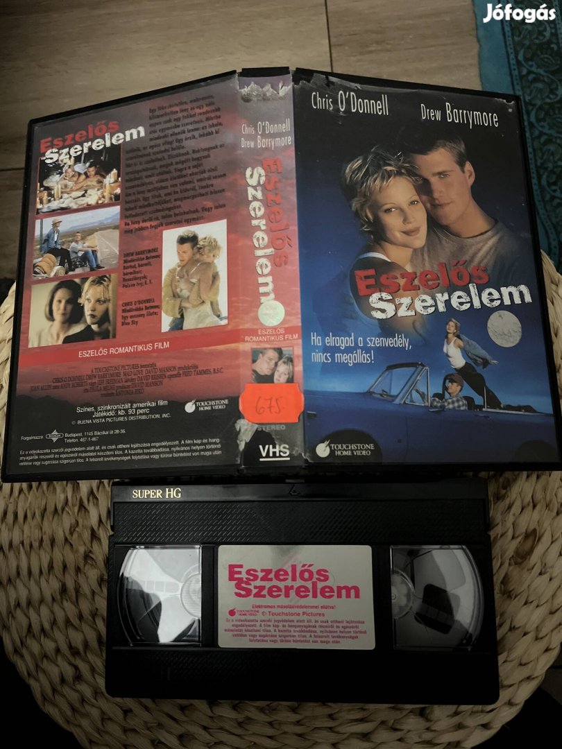 Eszelős szerelem vhs film