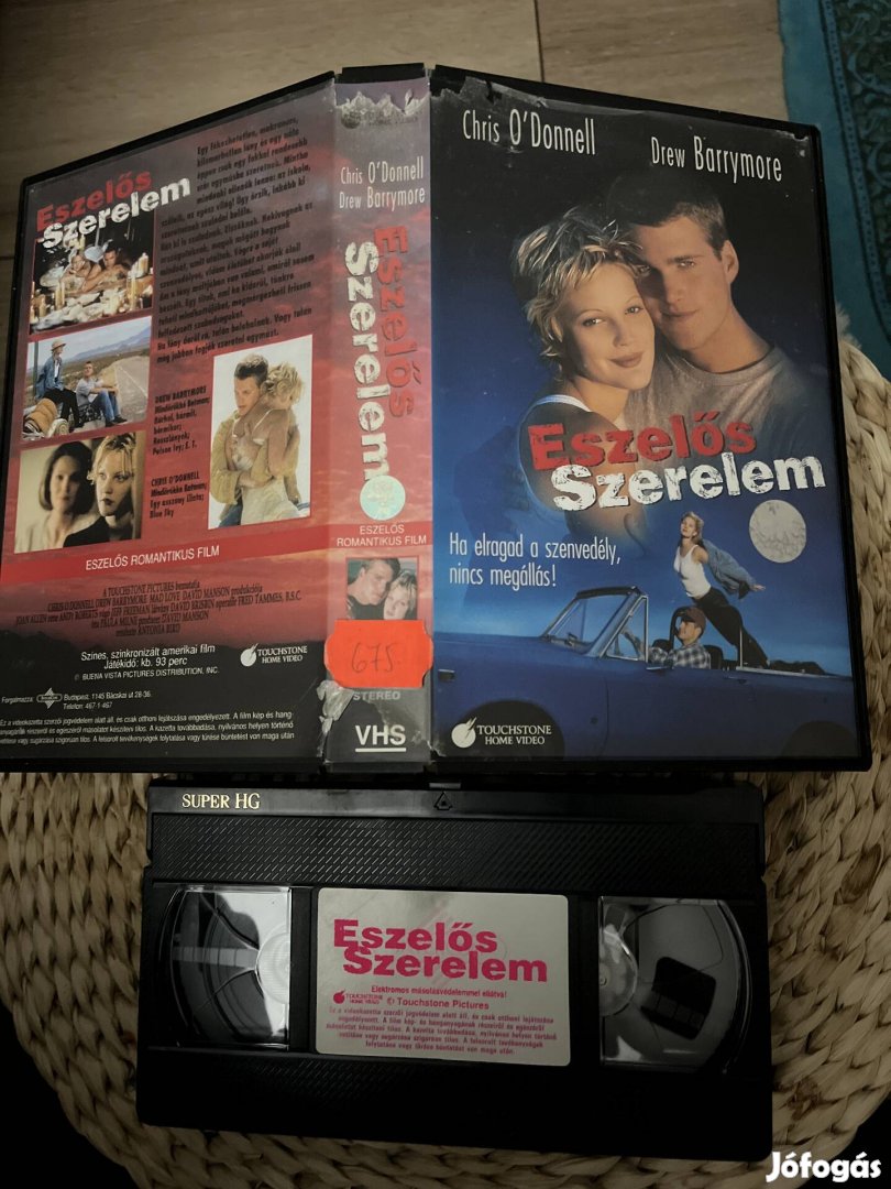 Eszelős szerelem vhs film