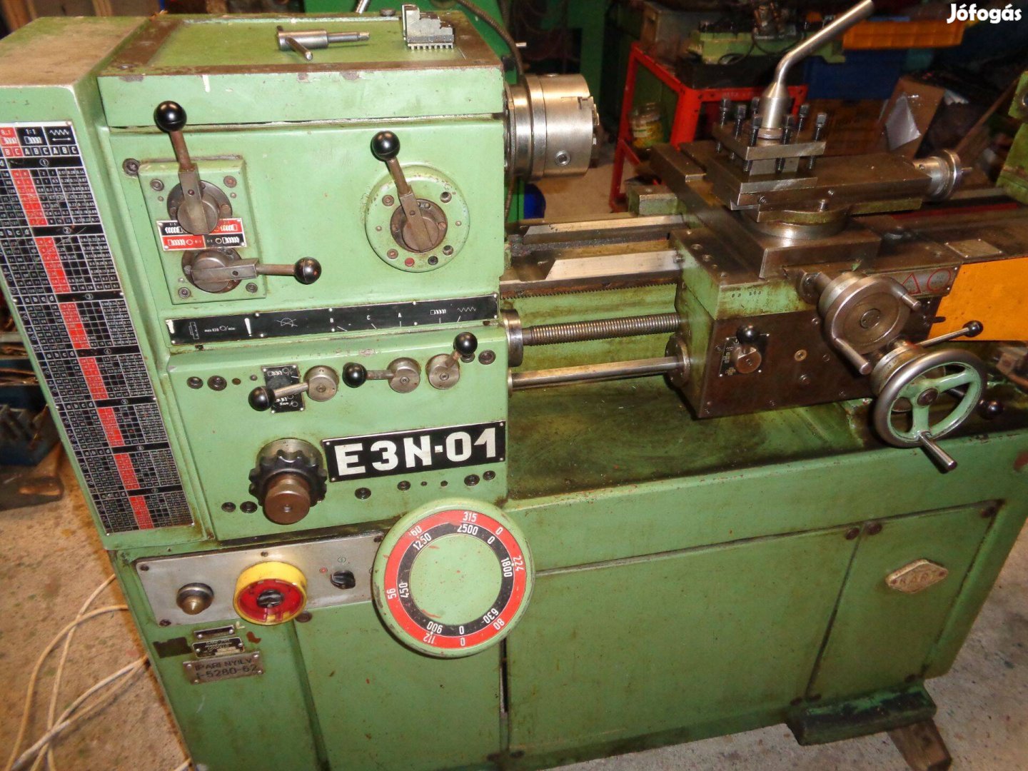 Eszterga E3N esztergagép 750-es fémipari esztergapad 3db