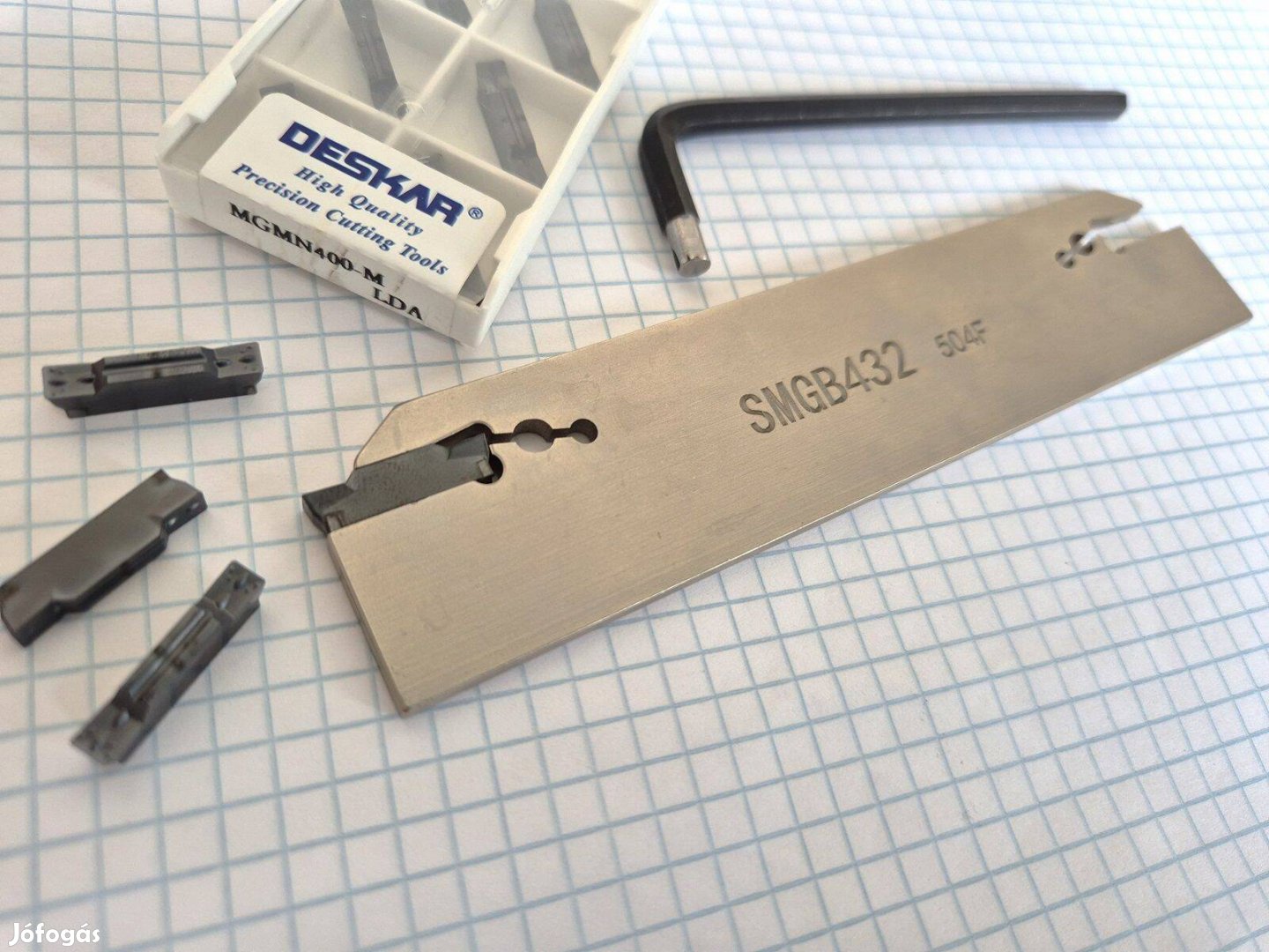 Esztergakés, smgb pengés leszúrókés és mgmn 4mm lapka