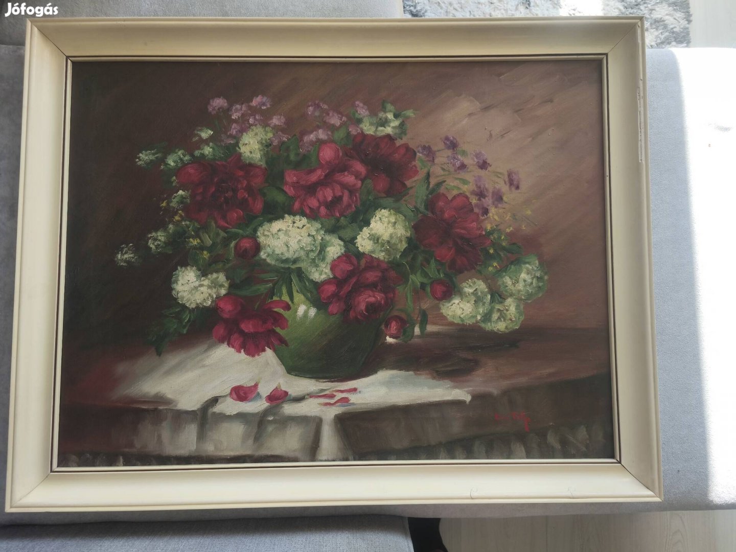 Etei Tóth Mihály 1914-2003 - Bazsarózsák Olaj, vászon