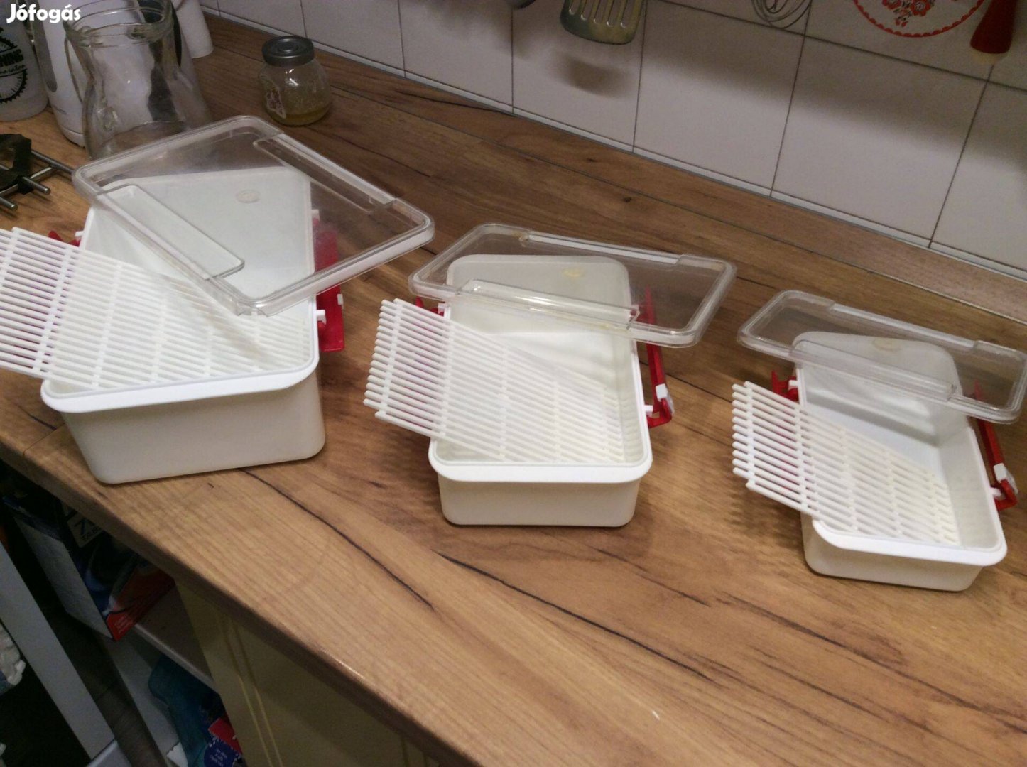 Ételes dobozok Ételtartó műanyag doboz szett dátumozható