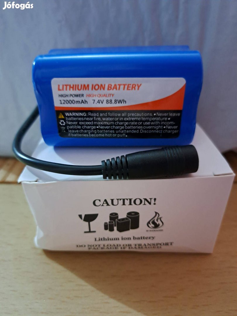 Etetőhajó akku 12000mAh/Gyári/