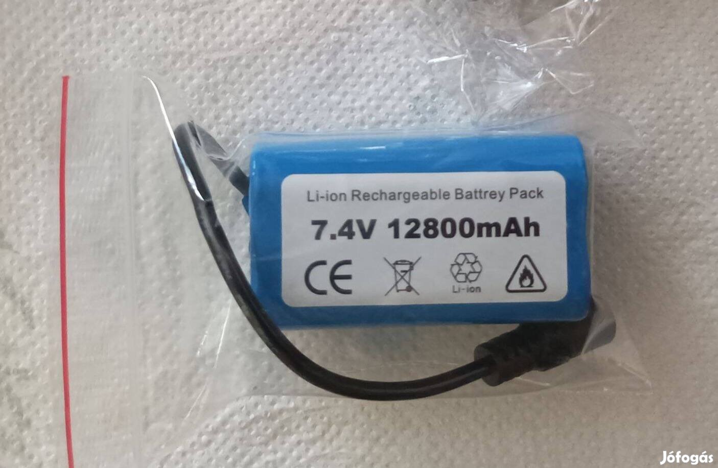 Etetőhajó akkumulátor 12800mAh új, kedvező áron eladó!