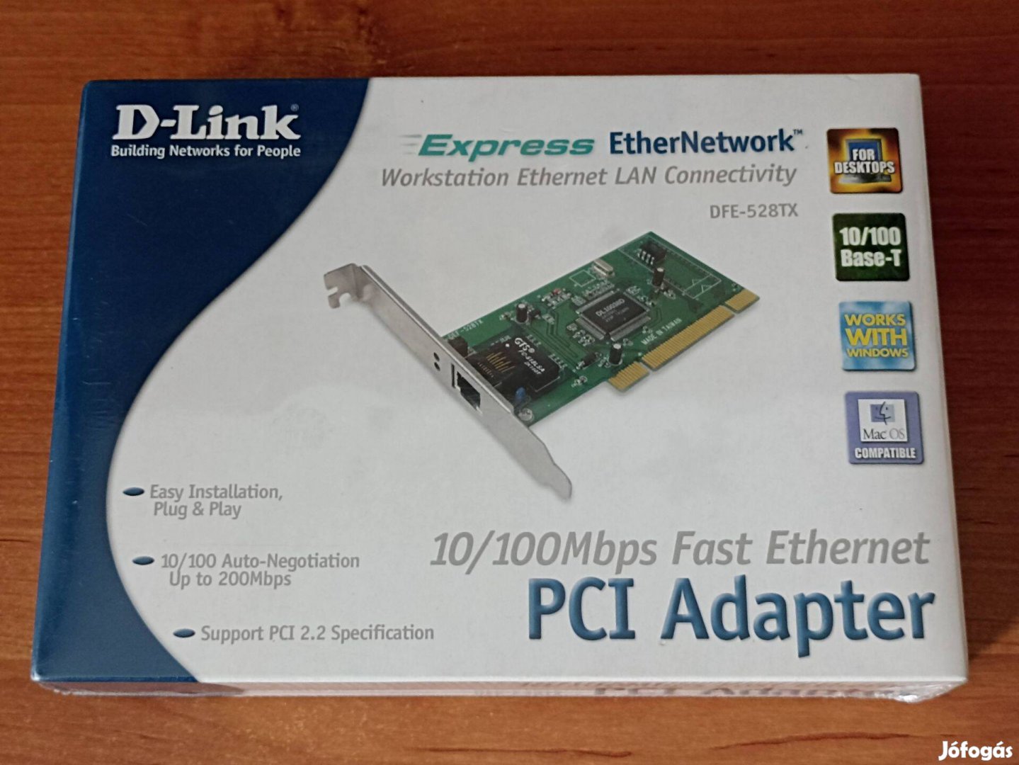 Ethernet 10/100 Mbps hálózati kártyák 8 db