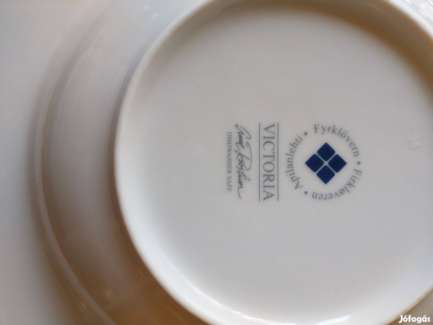 Étkészlet, Fyrklövern, Viktoria minőségi porcelán 200.000 ft