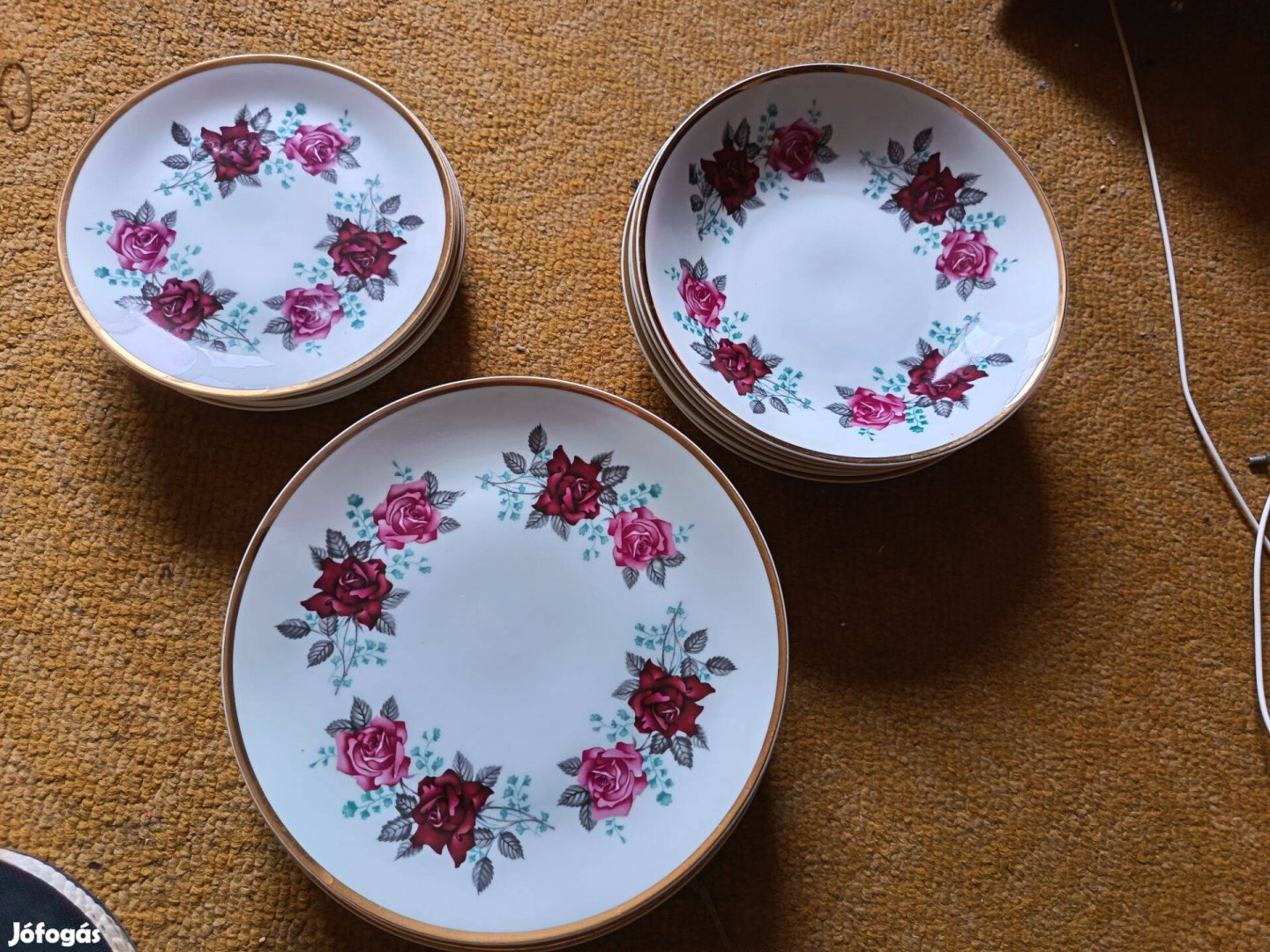 Étkészlet csehsz, porcelán