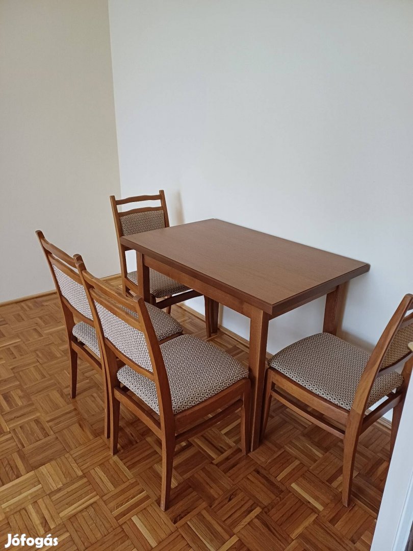 Étkező asztal 4 székkel