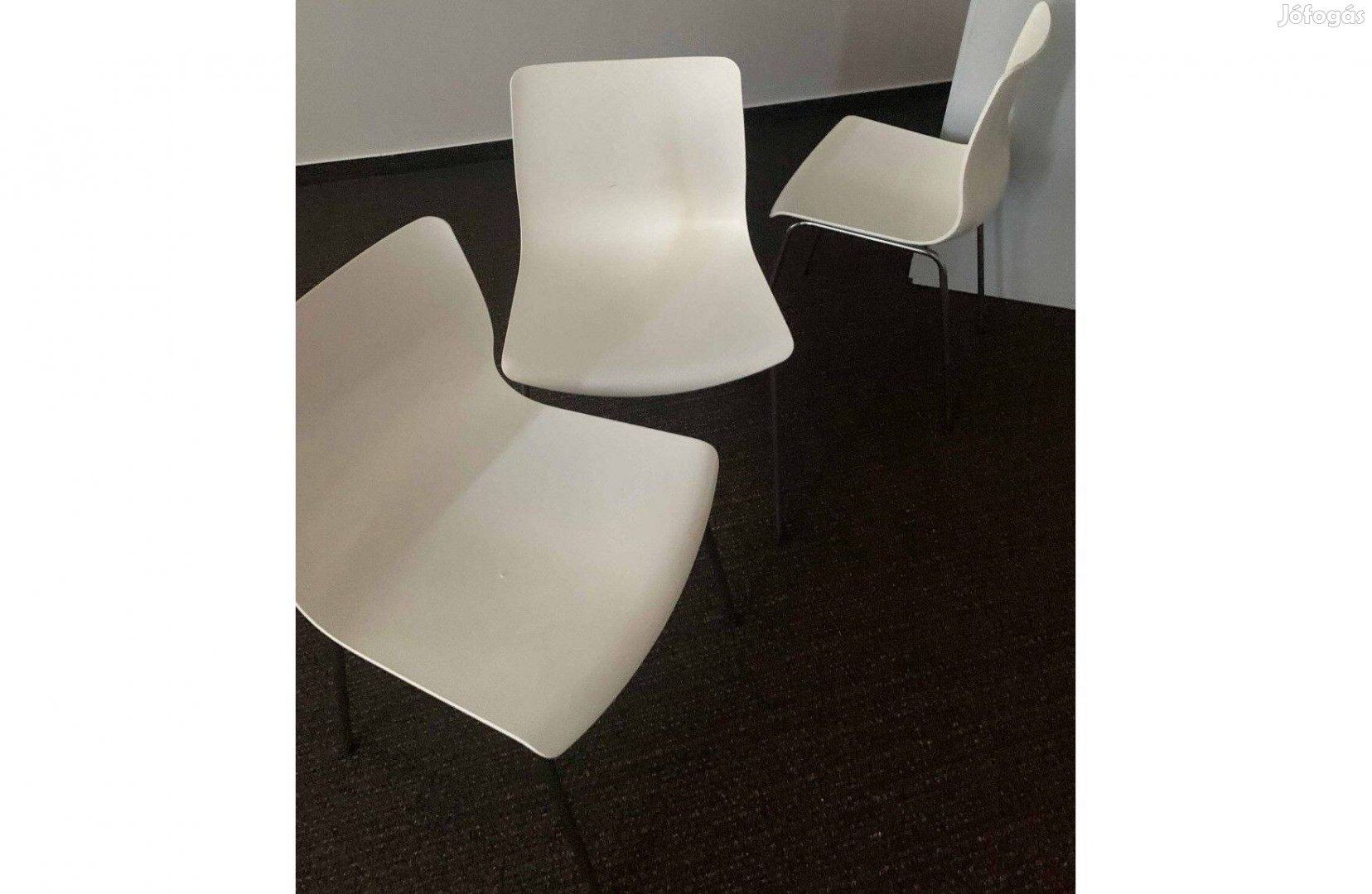 Étkezőszék, fehér színű szék - használt bútor