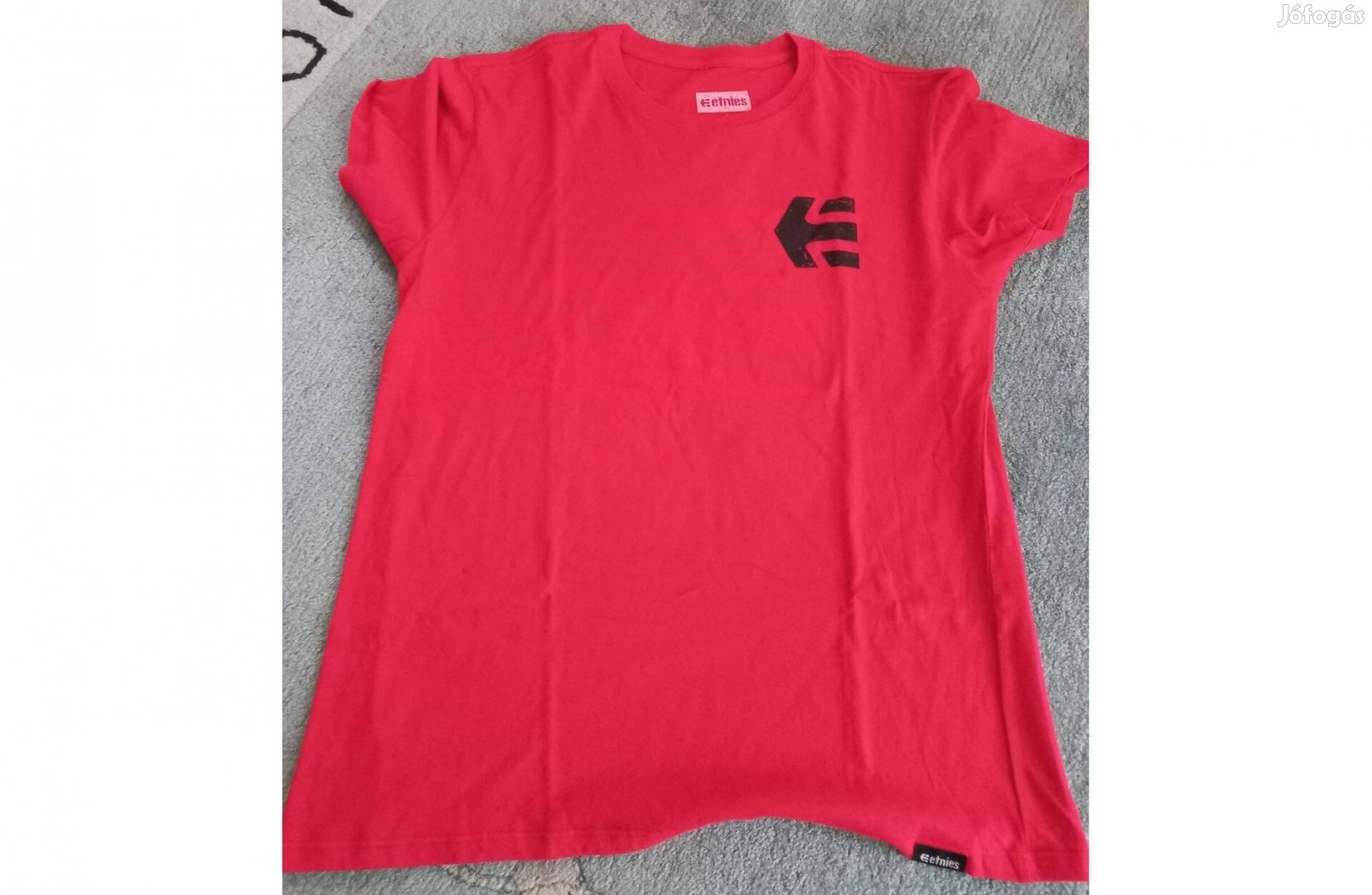 Etnies - póló piros - L