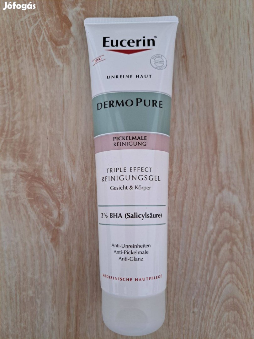 Eucerin Dermopure hármashatású mélytisztító zselé, 150 ml