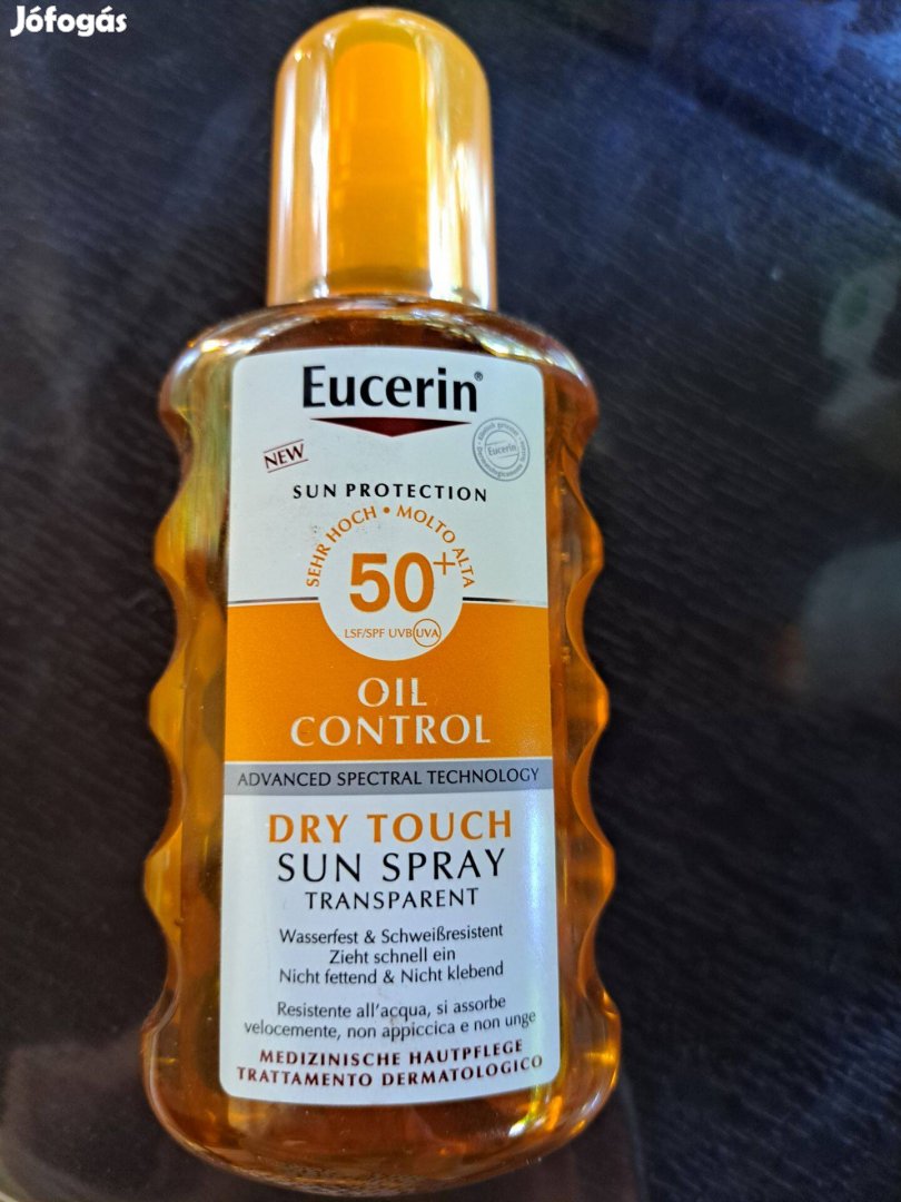 Eucerin Sun Oil Control Dry Touch színtelen napozó spray SPF50+ 200ml