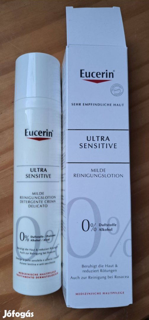 Eucerin Ultrasensitive arctisztító tej, 100 ml