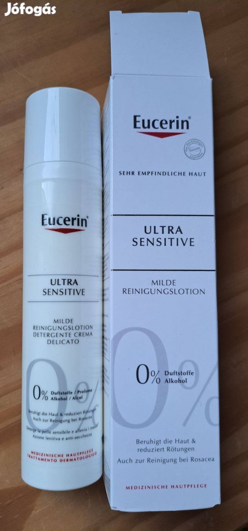 Eucerin Ultrasensitive arctisztító tej, 100ml