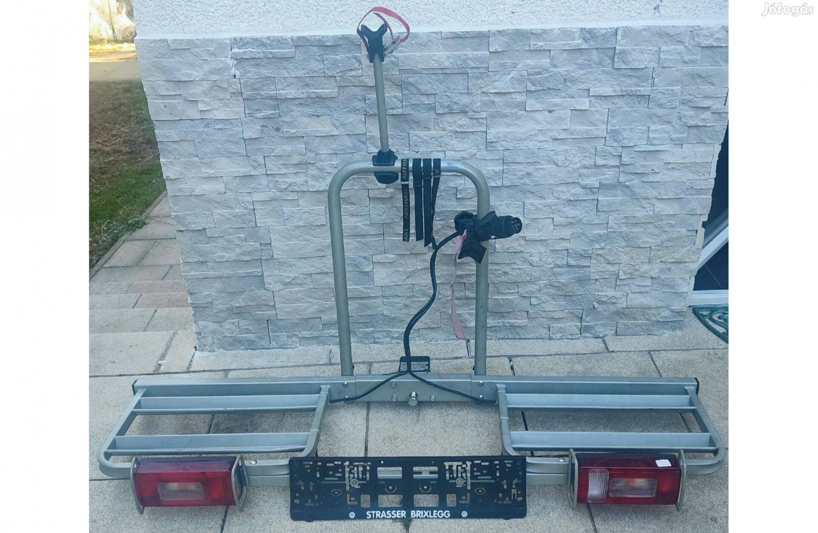 Eufab Bike Two vonóhorogra szerelhető kerékpárszállító