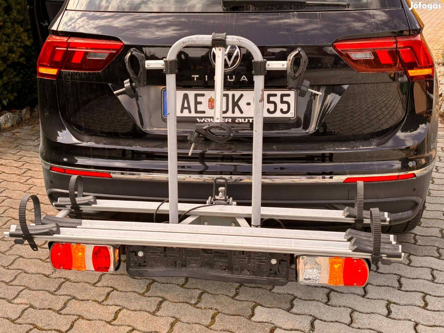 Eufab Német Hármas Vonóhorogra kerékpártartó Kerékpárszállít