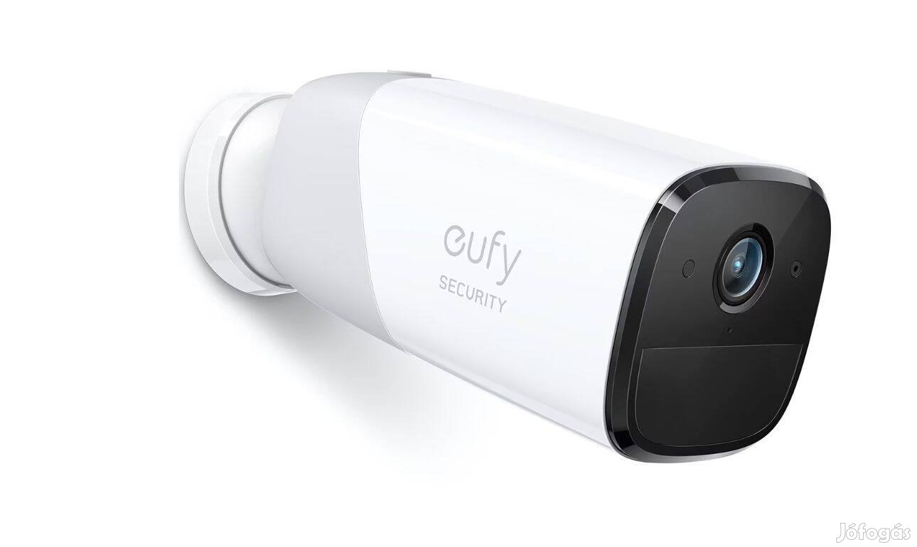 Eufycam 2 Pro Wireless térfigyelő kamera, 2K, Nightvision, IP67, Fehér