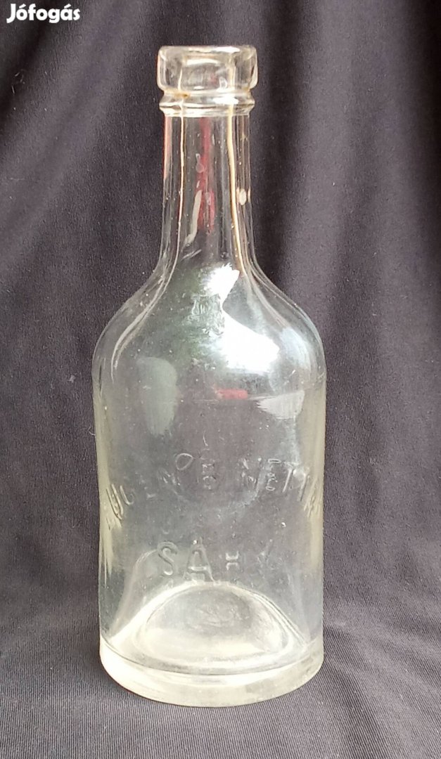 Eugenbitter Sahy régi likőrös üveg 