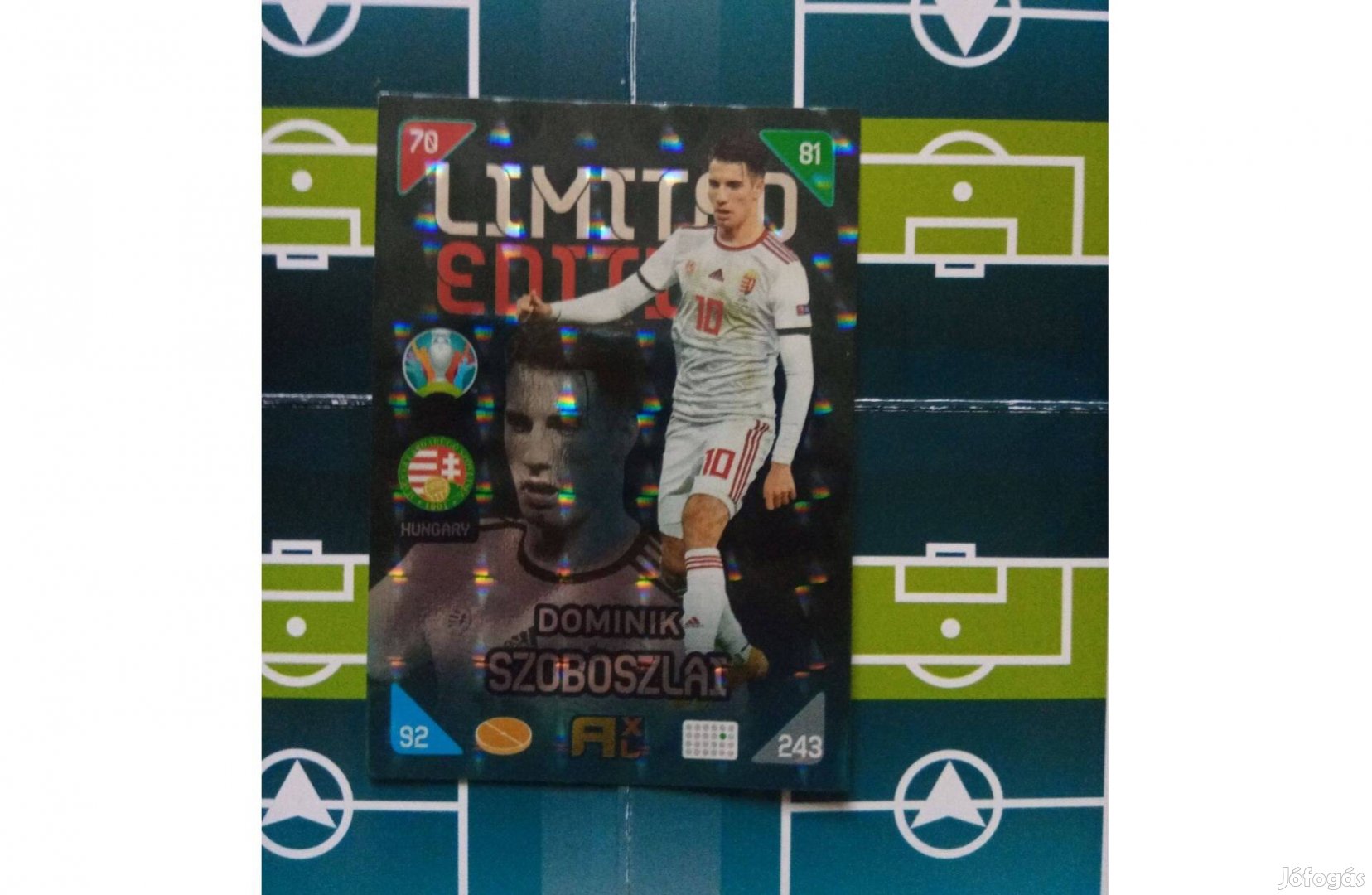 Euro 2020 kick off 2021 Szoboszlai Dominik Limited kártya