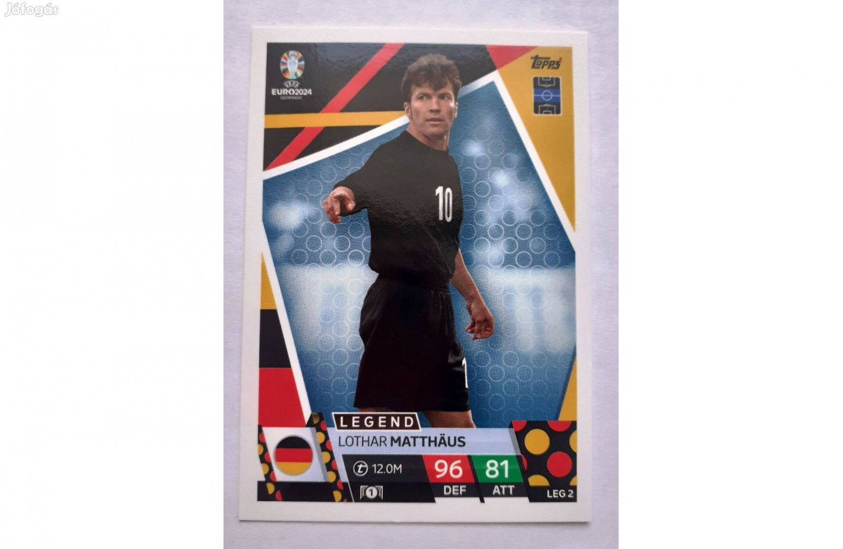 Euro 2024 Premium Pro Lothar Matthaus Legend focis kártya