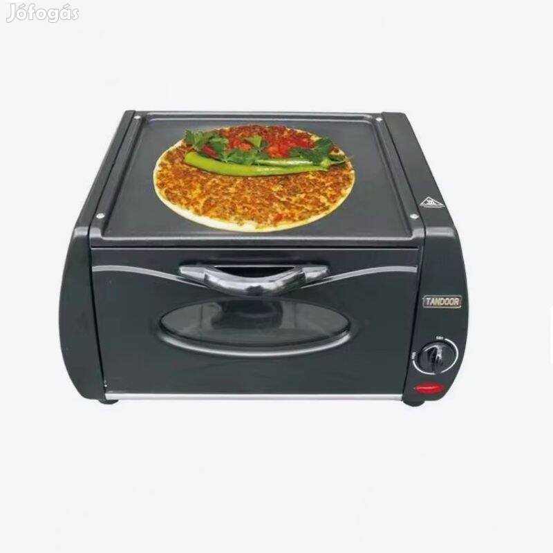 Euro-King Tandoor pizzasütő, 2100W - fekete (EK-1786)