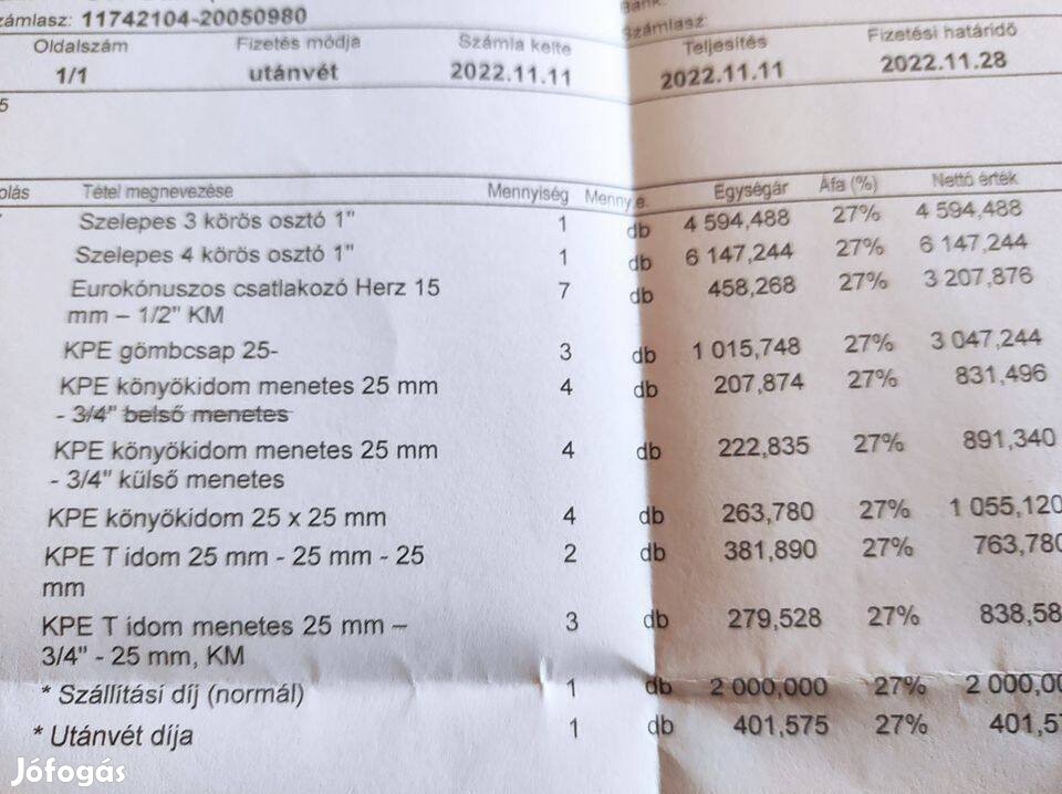 Eurokónuszos csatlakozó Herz 15 mm '' KM