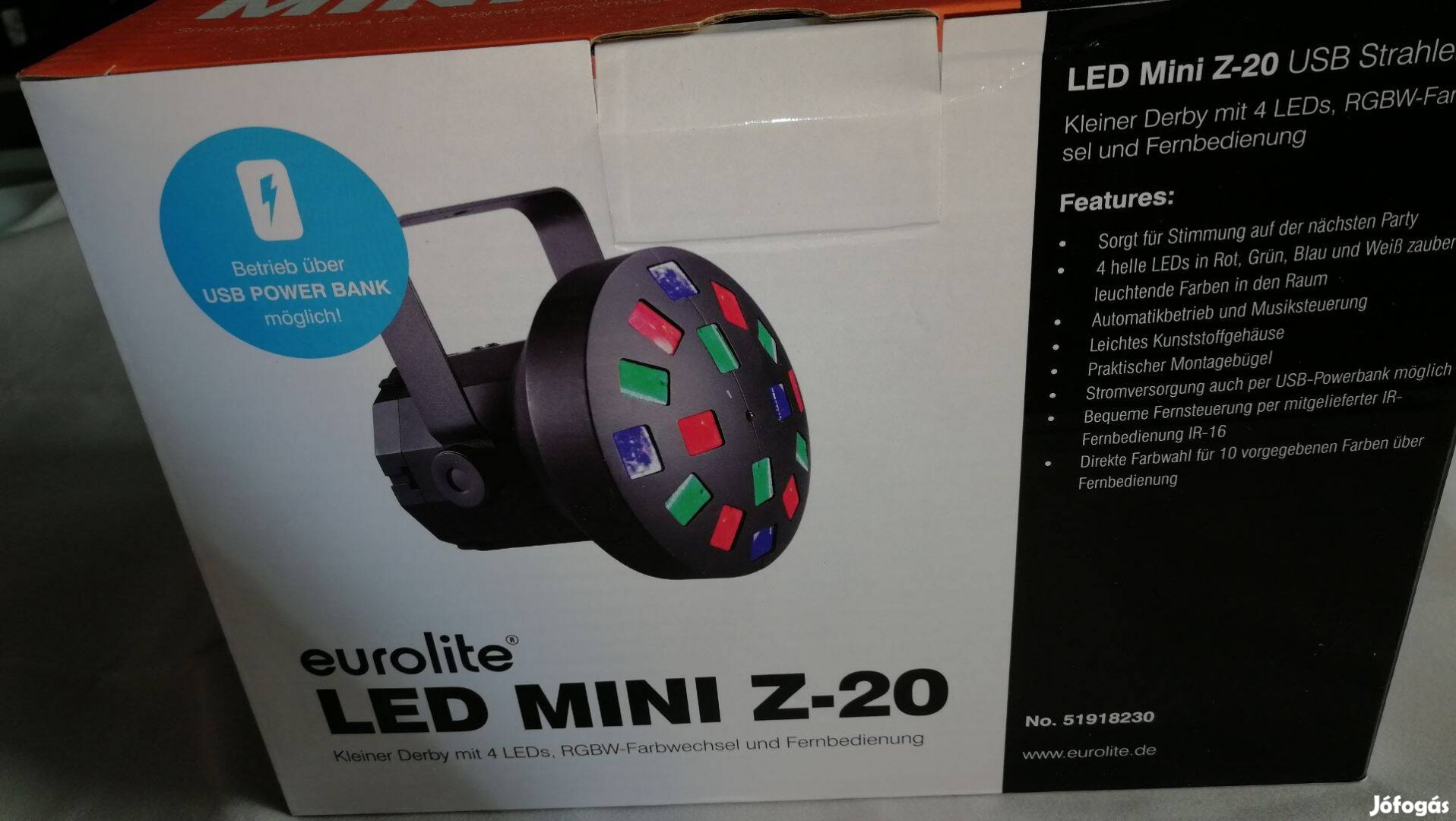 Eurolite LED Mini Z-20 LED-es olcsó fény effekt, vadonatúj