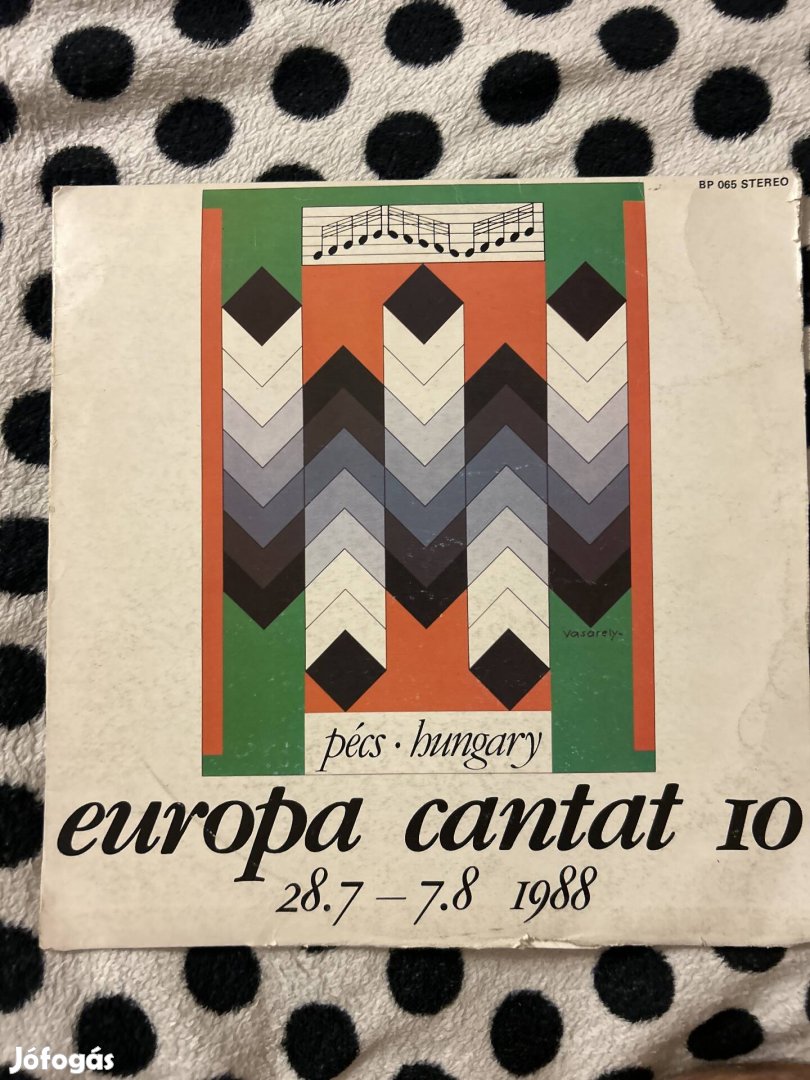 Europa Cantat 10 bakelit lemez