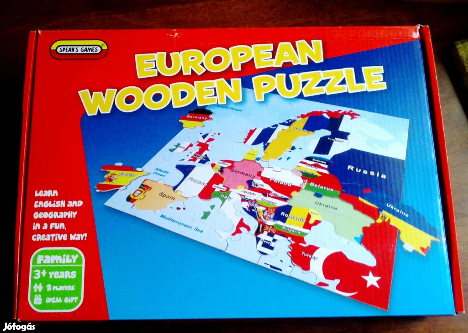 Europa Fa Puzzle 80X60 CM Bontatlan