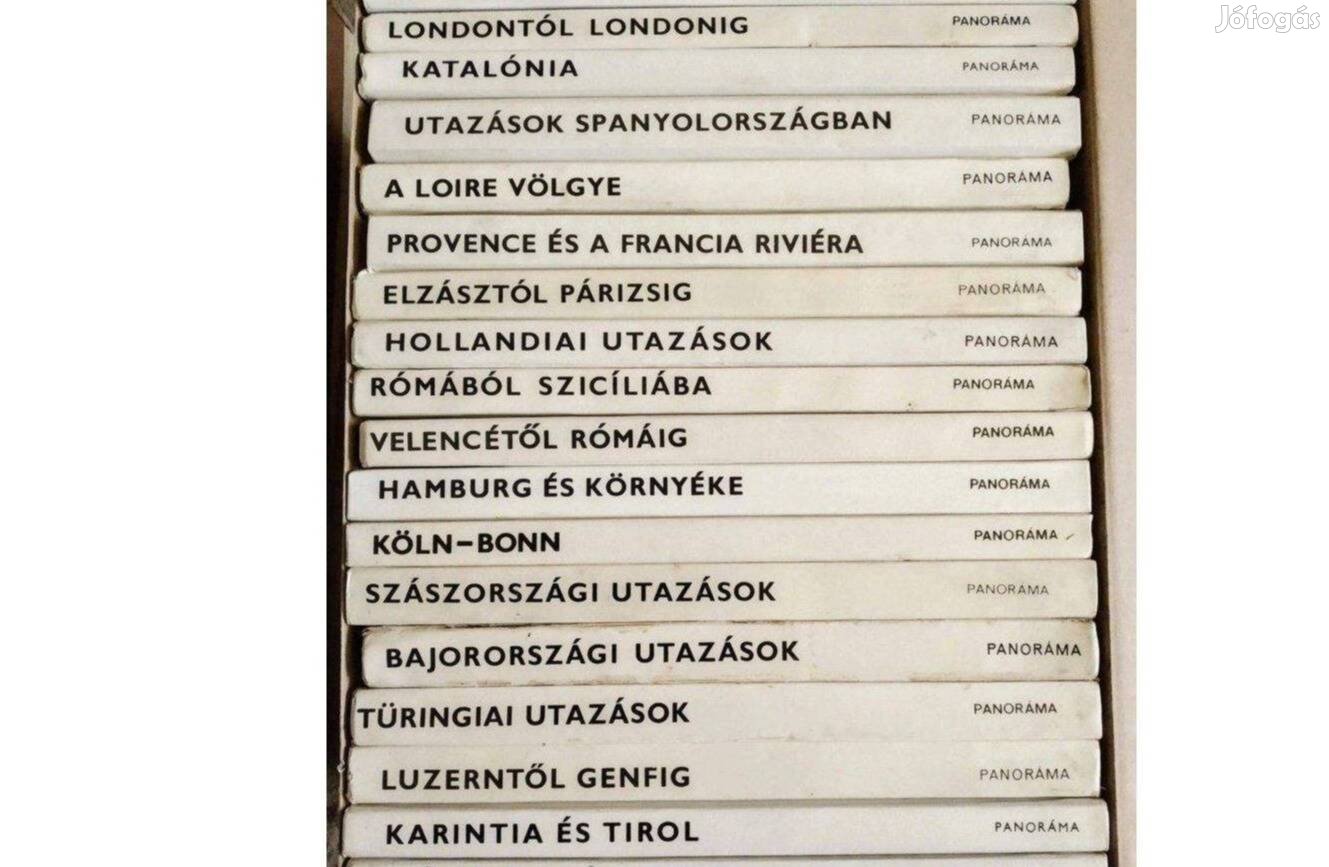 Europa Városok Tájegységek Országok Panoráma nagy és mini utikönyvek